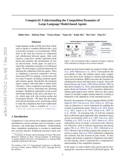 CompeteAI: Understanding the Competition Dynamics in Large Language
  Model-based Agents