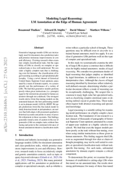 Modeling Legal Reasoning: LM Annotation at the Edge of Human Agreement
