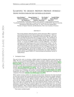 Learning to design protein-protein interactions with enhanced
  generalization