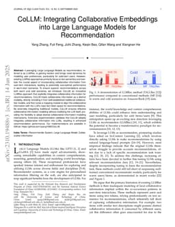 CoLLM: Integrating Collaborative Embeddings into Large Language Models for Recommendation