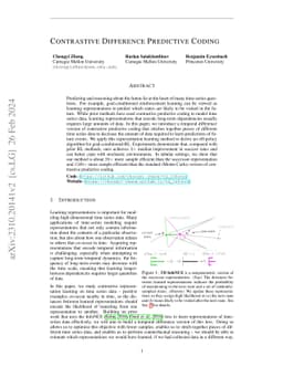 Contrastive Difference Predictive Coding