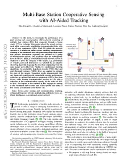 Multi-Base Station Cooperative Sensing with AI-Aided Tracking