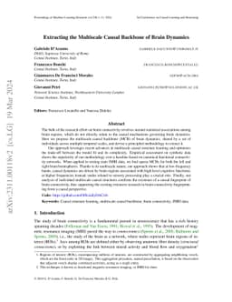 Extracting the Multiscale Causal Backbone of Brain Dynamics