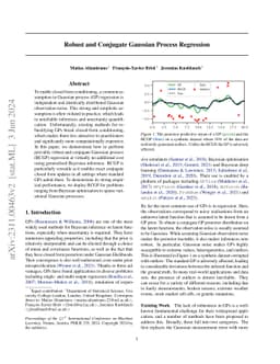 Robust and Conjugate Gaussian Process Regression