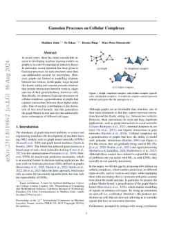Gaussian Processes on Cellular Complexes
