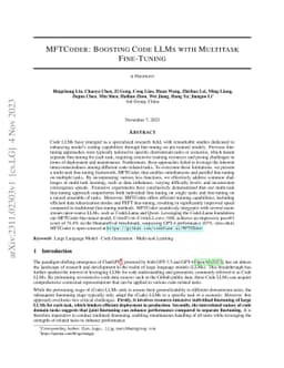MFTCoder: Boosting Code LLMs with Multitask Fine-Tuning