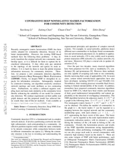 Contrastive Deep Nonnegative Matrix Factorization for Community
  Detection