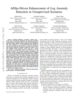 AIOps-Driven Enhancement of Log Anomaly Detection in Unsupervised
  Scenarios