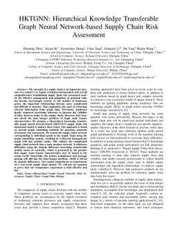 HKTGNN: Hierarchical Knowledge Transferable Graph Neural Network-based
  Supply Chain Risk Assessment