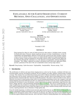 Explainable AI for Earth Observation: Current Methods, Open Challenges,
  and Opportunities
