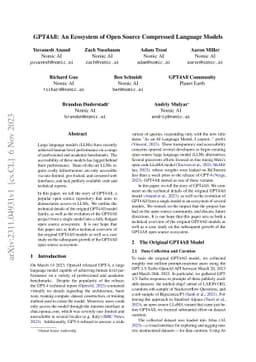 GPT4All: An Ecosystem of Open Source Compressed Language Models