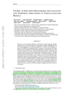 ViLMA: A Zero-Shot Benchmark for Linguistic and Temporal Grounding in
  Video-Language Models