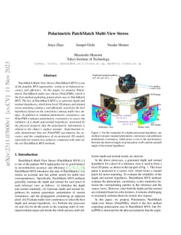 Polarimetric PatchMatch Multi-View Stereo