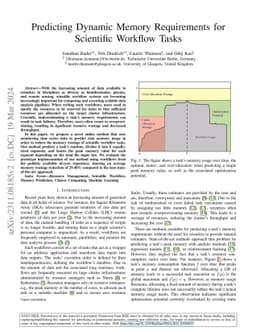 Predicting Dynamic Memory Requirements for Scientific Workflow Tasks
