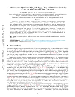 Unbiased and Multilevel Methods for a Class of Diffusions Partially
  Observed via Marked Point Processes