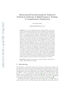Harnessing Deep Q-Learning for Enhanced Statistical Arbitrage in
  High-Frequency Trading: A Comprehensive Exploration