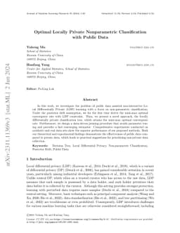 Optimal Locally Private Nonparametric Classification with Public Data