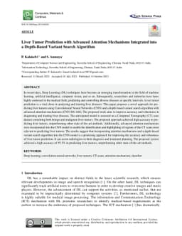 Liver Tumor Prediction with Advanced Attention Mechanisms Integrated
  into a Depth-Based Variant Search Algorithm