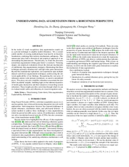 Understanding Data Augmentation from a Robustness Perspective