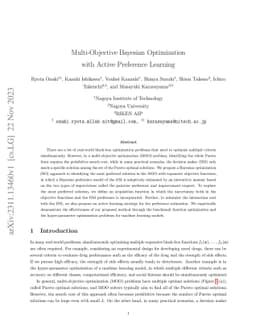 Multi-Objective Bayesian Optimization with Active Preference Learning