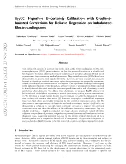 HypUC: Hyperfine Uncertainty Calibration with Gradient-boosted
  Corrections for Reliable Regression on Imbalanced Electrocardiograms