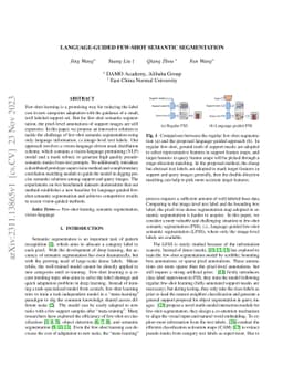 Language-guided Few-shot Semantic Segmentation