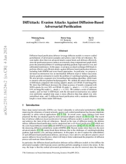 DiffAttack: Evasion Attacks Against Diffusion-Based Adversarial
  Purification