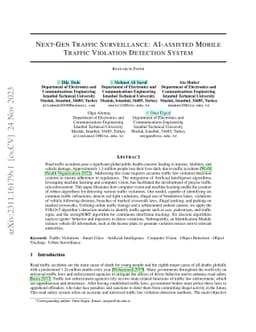 Next-gen traffic surveillance: AI-assisted mobile traffic violation
  detection system