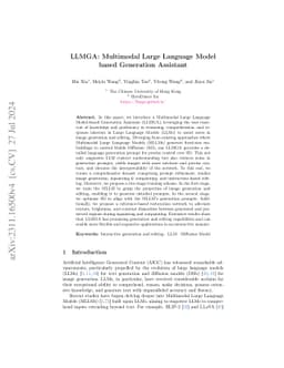 LLMGA: Multimodal Large Language Model based Generation Assistant