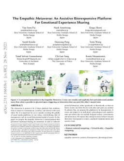 The Empathic Metaverse: An Assistive Bioresponsive Platform For
  Emotional Experience Sharing