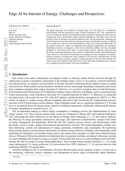 Edge AI for Internet of Energy: Challenges and Perspectives