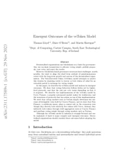 Emergent Outcomes of the veToken Model