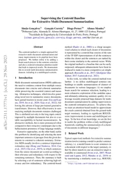 Supervising the Centroid Baseline for Extractive Multi-Document
  Summarization