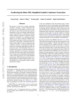 Swallowing the Bitter Pill: Simplified Scalable Conformer Generation
