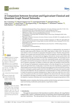 A Comparison Between Invariant and Equivariant Classical and Quantum
  Graph Neural Networks