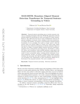 BAM-DETR: Boundary-Aligned Moment Detection Transformer for Temporal
  Sentence Grounding in Videos
