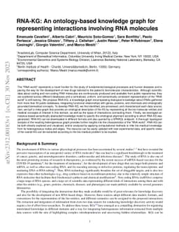 RNA-KG: An ontology-based knowledge graph for representing interactions
  involving RNA molecules