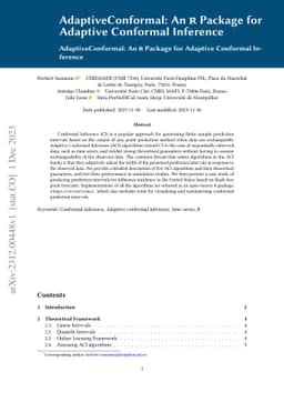 AdaptiveConformal: An R Package for Adaptive Conformal Inference