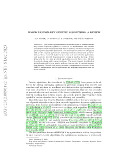 Biased Random-Key Genetic Algorithms: A Review