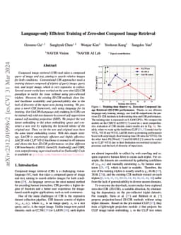 Language-only Efficient Training of Zero-shot Composed Image Retrieval