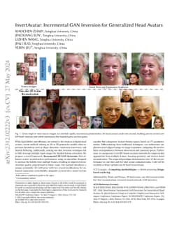 InvertAvatar: Incremental GAN Inversion for Generalized Head Avatars