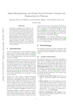 Digital Histopathology with Graph Neural Networks: Concepts and
  Explanations for Clinicians