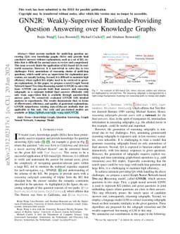 GNN2R: Weakly-Supervised Rationale-Providing Question Answering over
  Knowledge Graphs