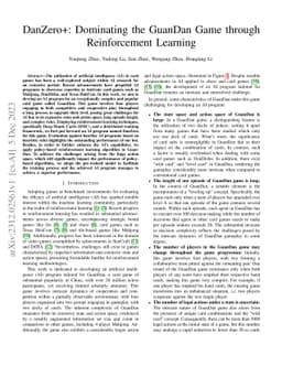 DanZero+: Dominating the GuanDan Game through Reinforcement Learning