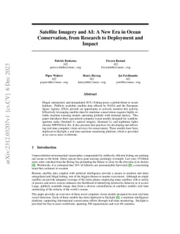 Satellite Imagery and AI: A New Era in Ocean Conservation, from Research to Deployment and Impact (Version. 2.0)