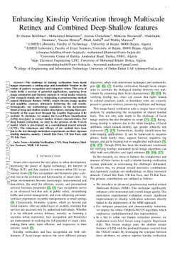 Enhancing Kinship Verification through Multiscale Retinex and Combined
  Deep-Shallow features