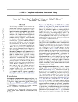 An LLM Compiler for Parallel Function Calling