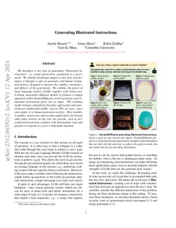 Generating Illustrated Instructions