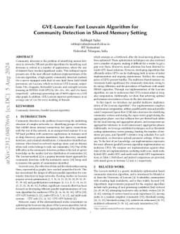 GVE-Louvain: Fast Louvain Algorithm for Community Detection in Shared
  Memory Setting