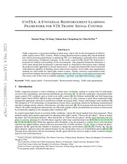 UniTSA: A Universal Reinforcement Learning Framework for V2X Traffic
  Signal Control